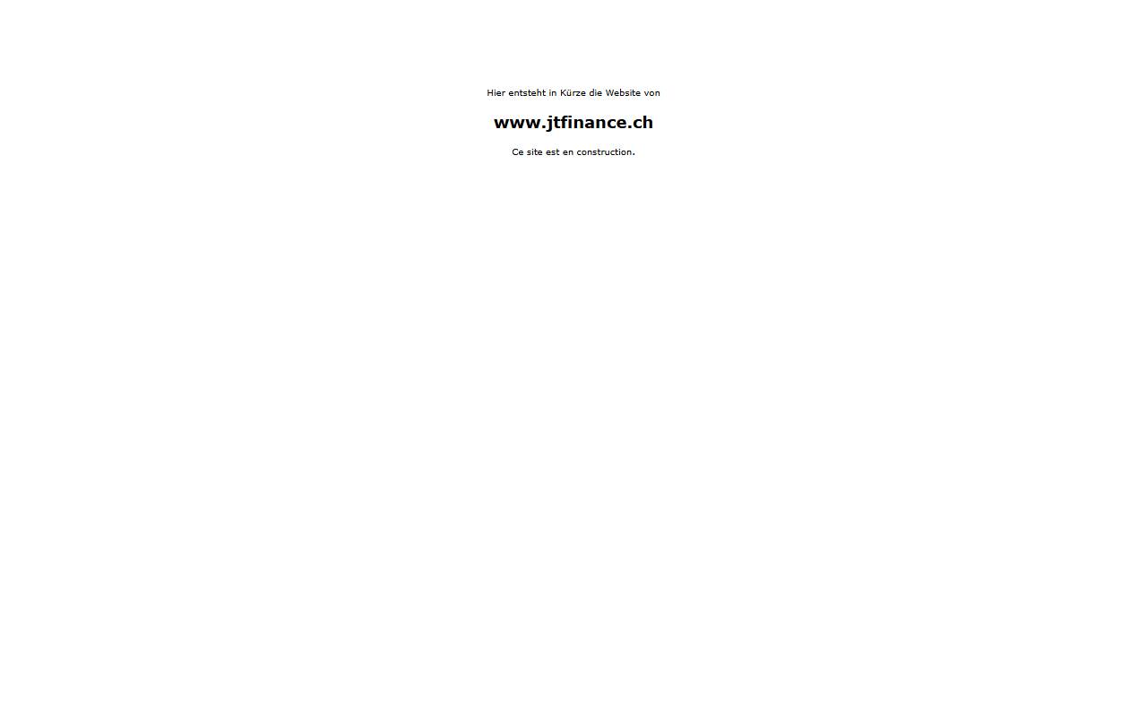 Anteprima del sito: JT Finance Sagl