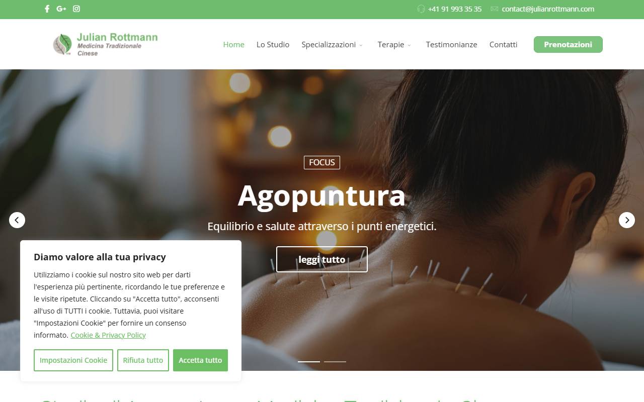 Anteprima del sito: STUDIO DI AGOPUNTURA E MEDICINA CINESE ROTTMANN