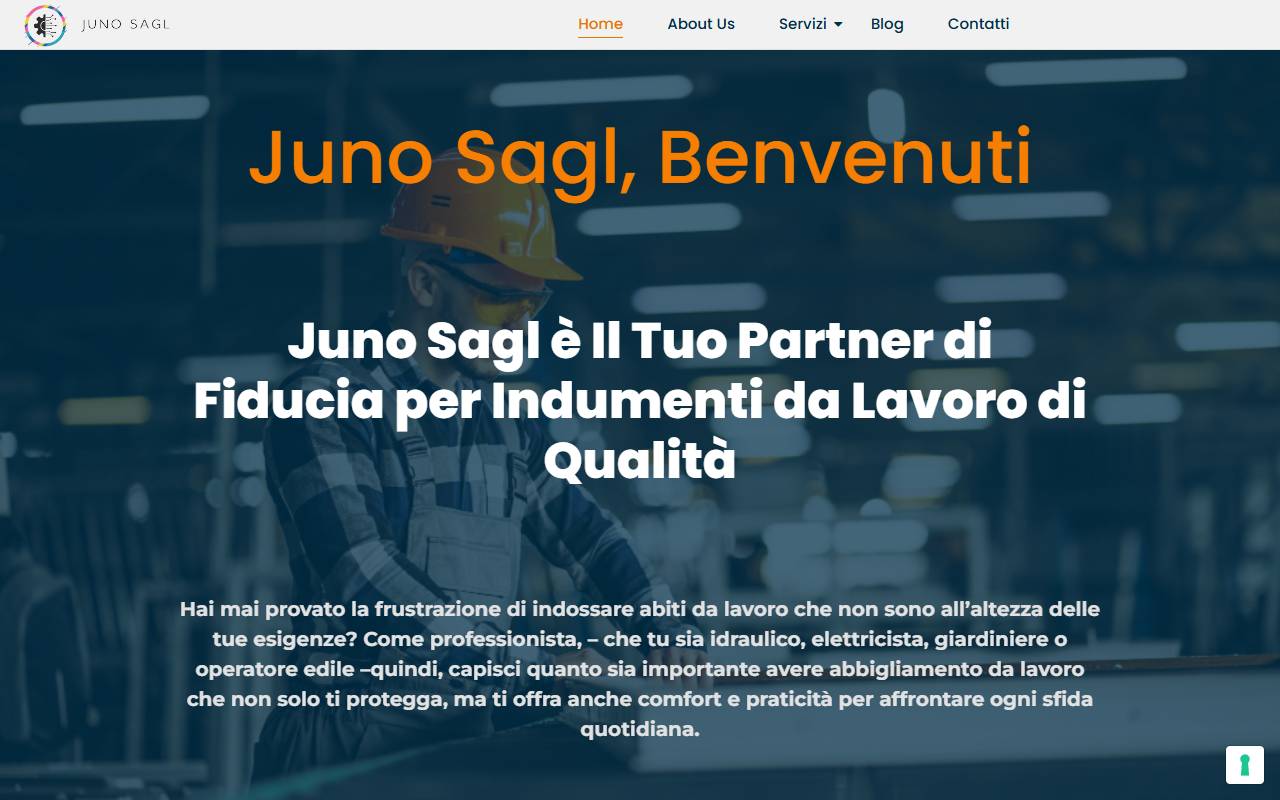 Anteprima del sito: JUNO Sagl