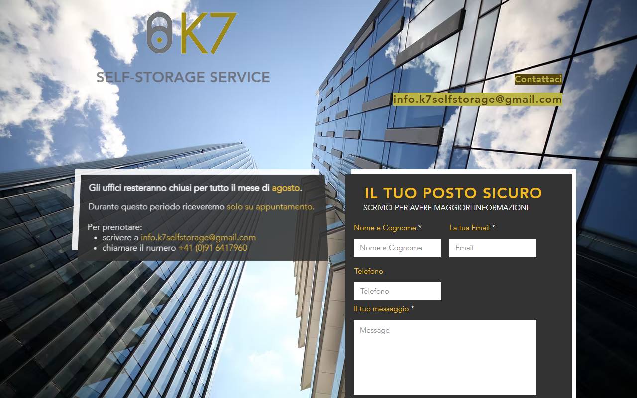 Anteprima del sito: K7 Kappasette SA