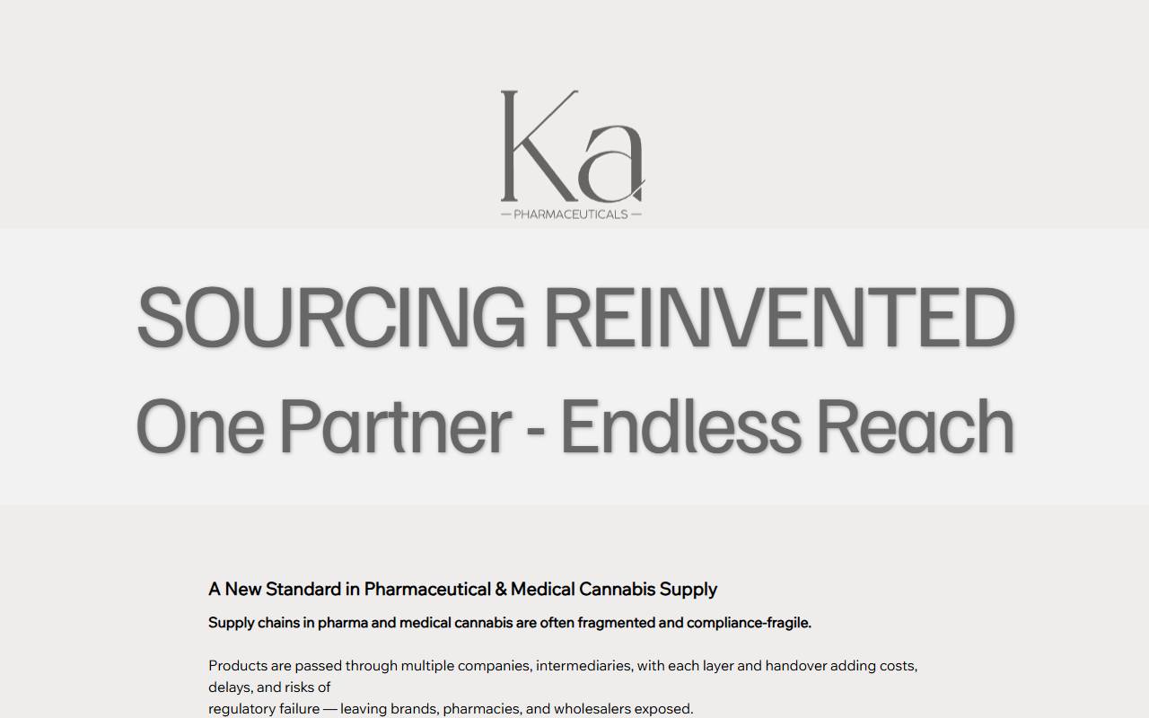Anteprima del sito: KA Pharmaceuticals SA