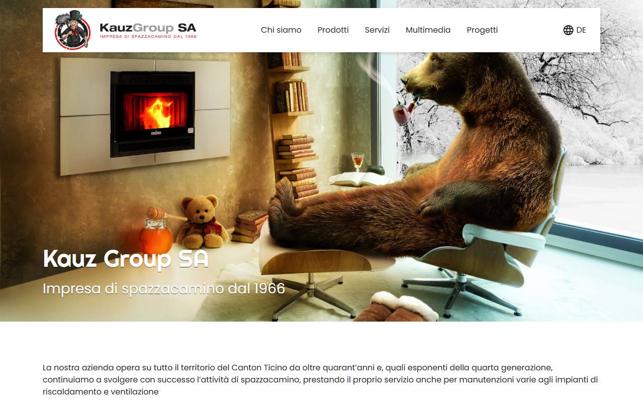 Anteprima del sito: Kauz Group SA