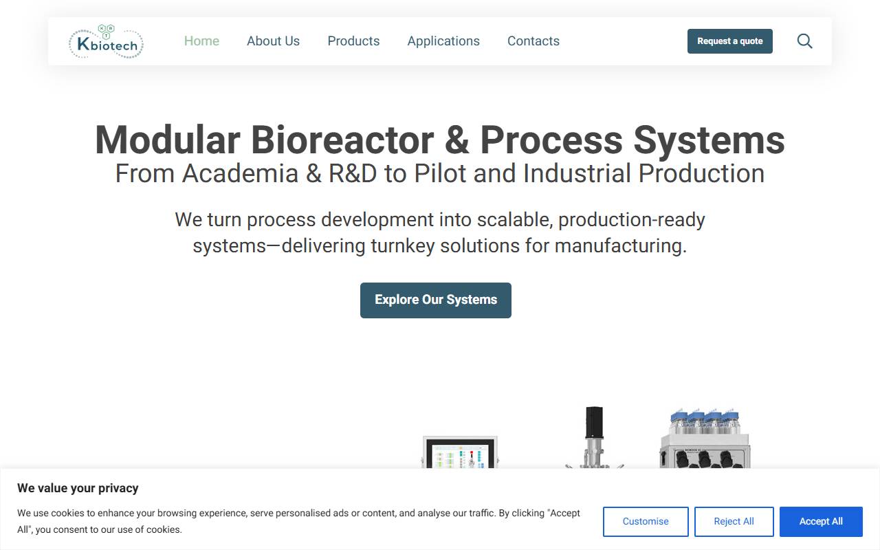 Anteprima del sito: Kbiotech Gmbh