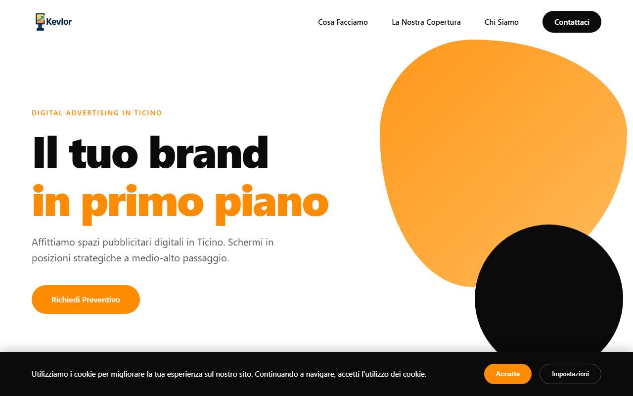 Anteprima del sito: Kevlor SNC