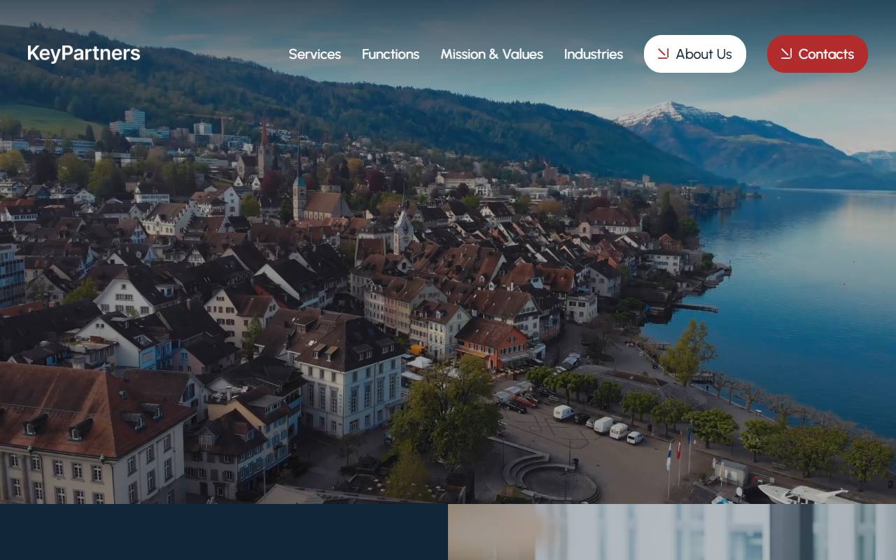 Anteprima del sito: KeyPartners Switzerland AG