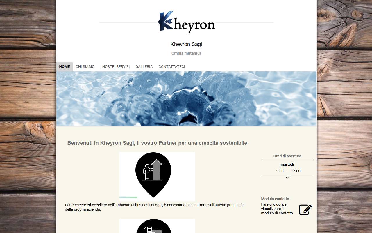 Anteprima del sito: Kheyron Sagl