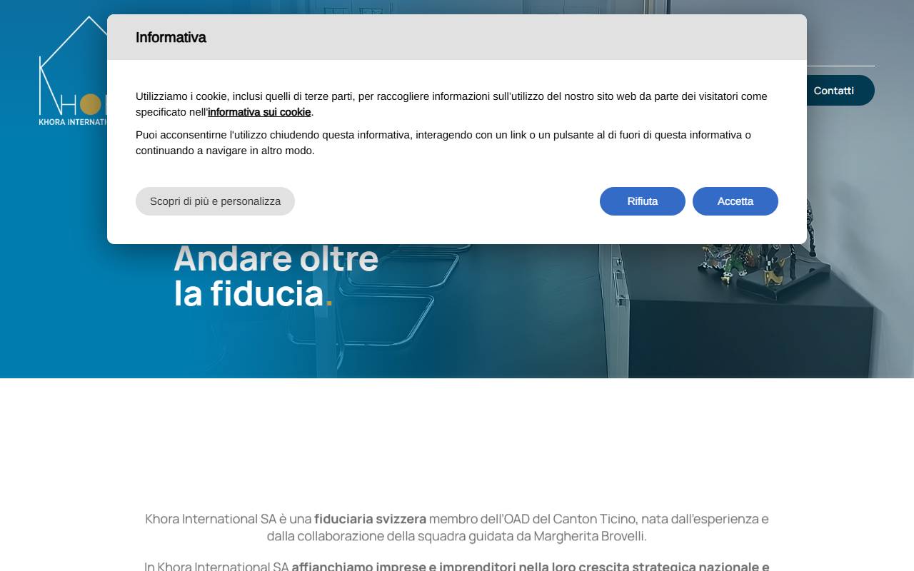 Anteprima del sito: KHORA INTERNATIONAL SA