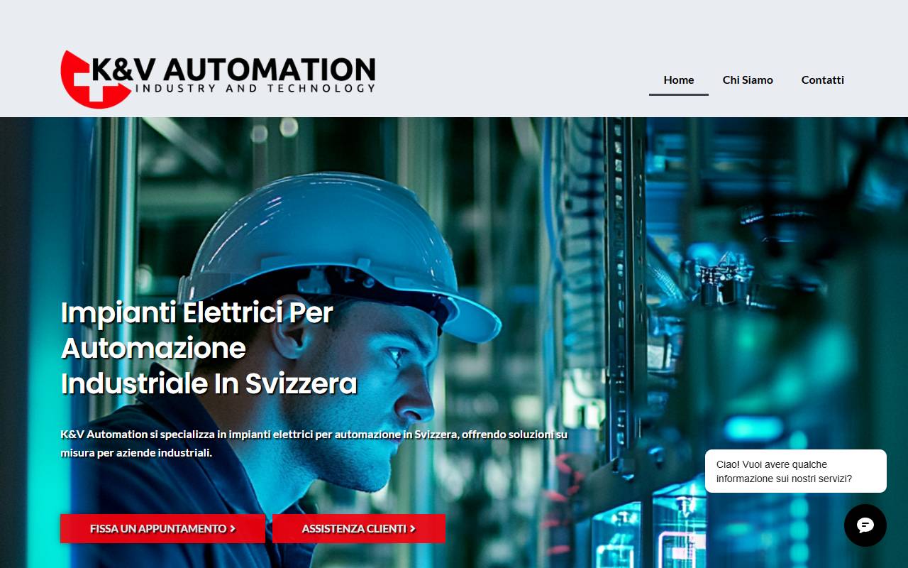 Anteprima del sito: K&V Automation GmbH