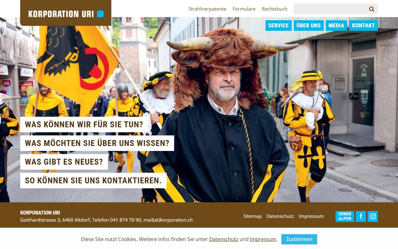 Anteprima del sito: KORPORATION CONSULTING SAGL