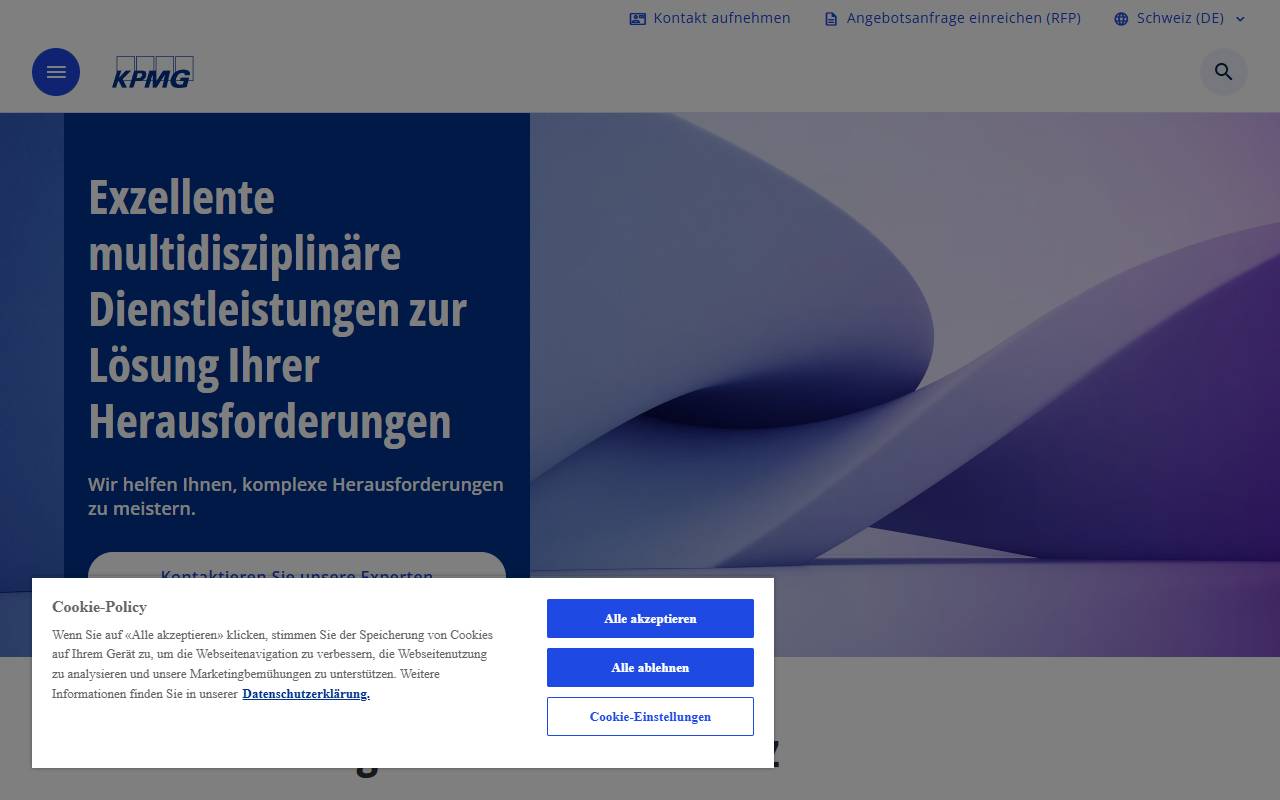 Anteprima del sito: KPMG SA