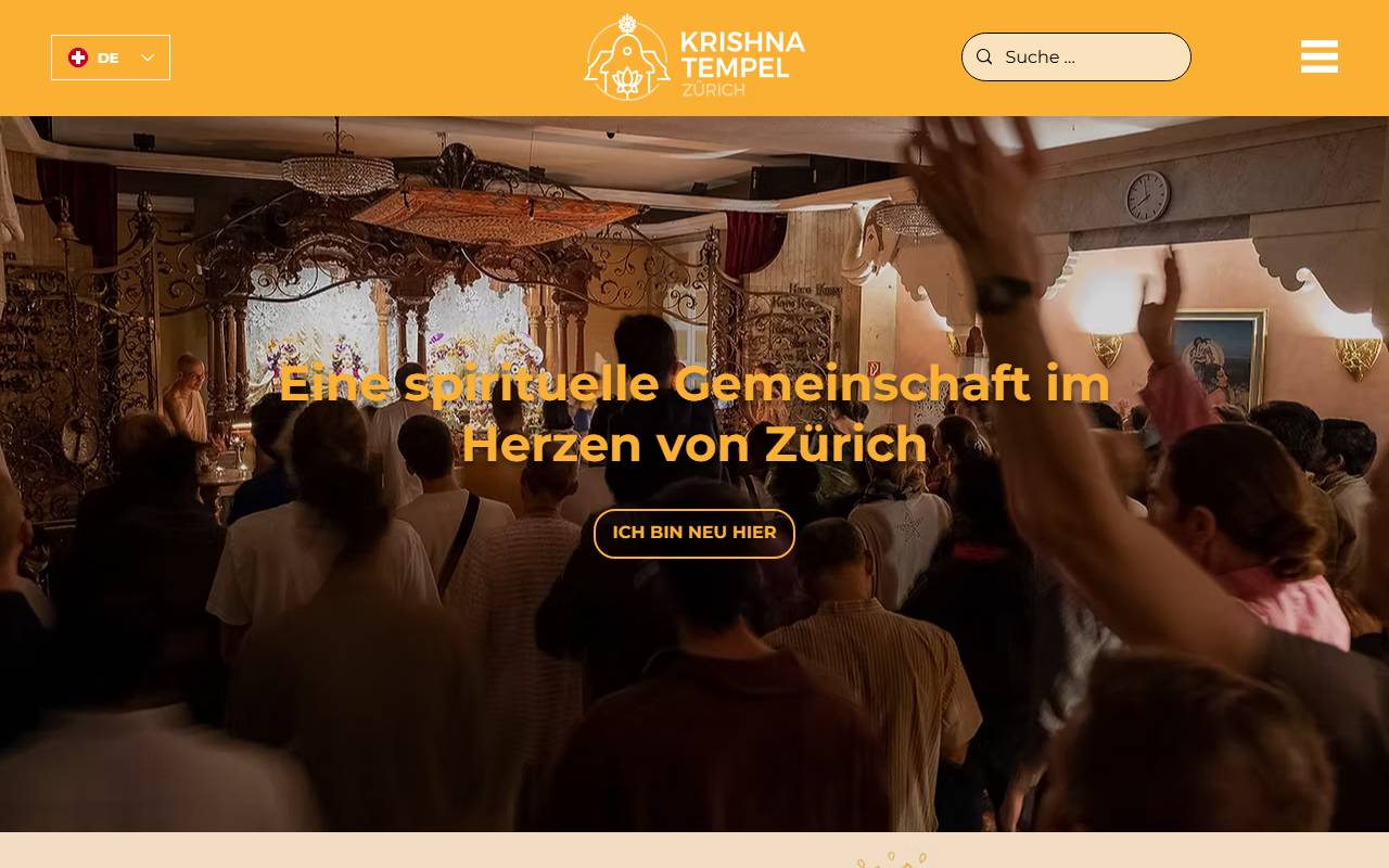 Anteprima del sito: KRISHNA MUSIC GROUP Sagl