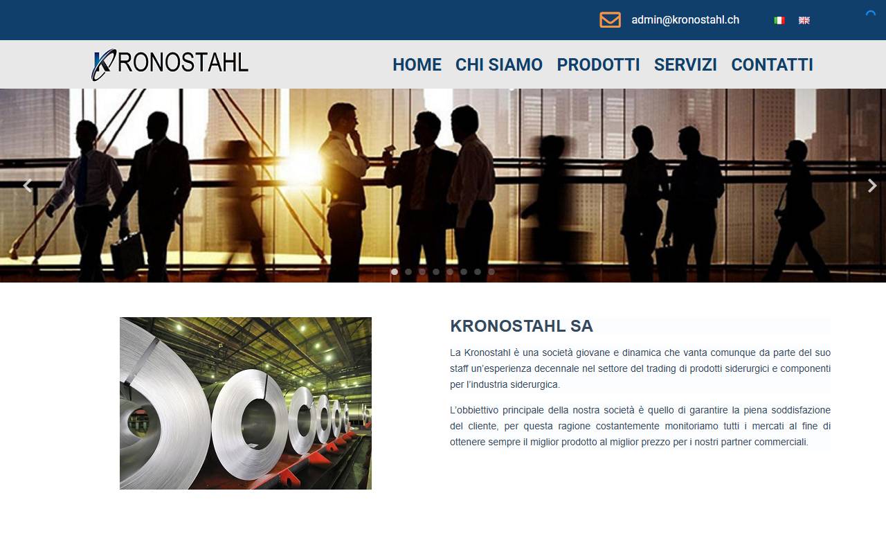 Anteprima del sito: Kronostahl SA