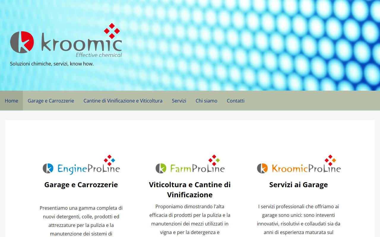 Anteprima del sito: KROOMIC SAGL