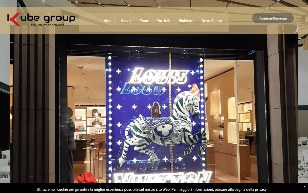 Anteprima del sito: KUBE GROUP SAGL