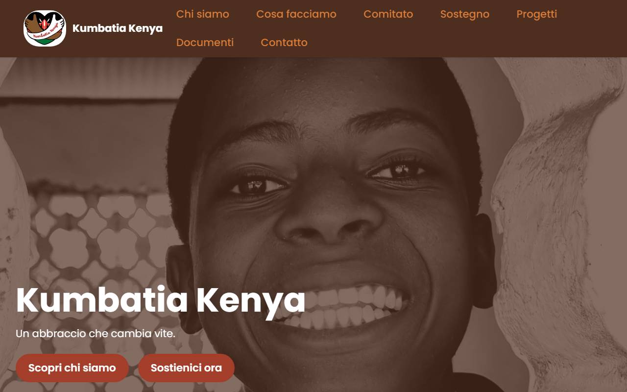 Anteprima del sito: Associazione Kumbatia Kenya