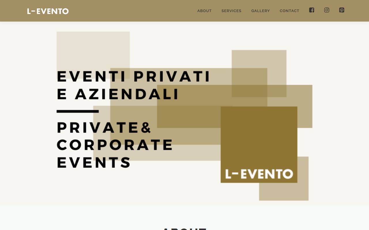 Anteprima del sito: L-EVENTO di Sheila De Lucia