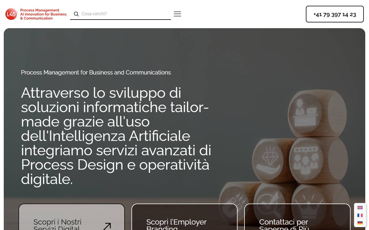 Anteprima del sito: L45 Suisse sagl