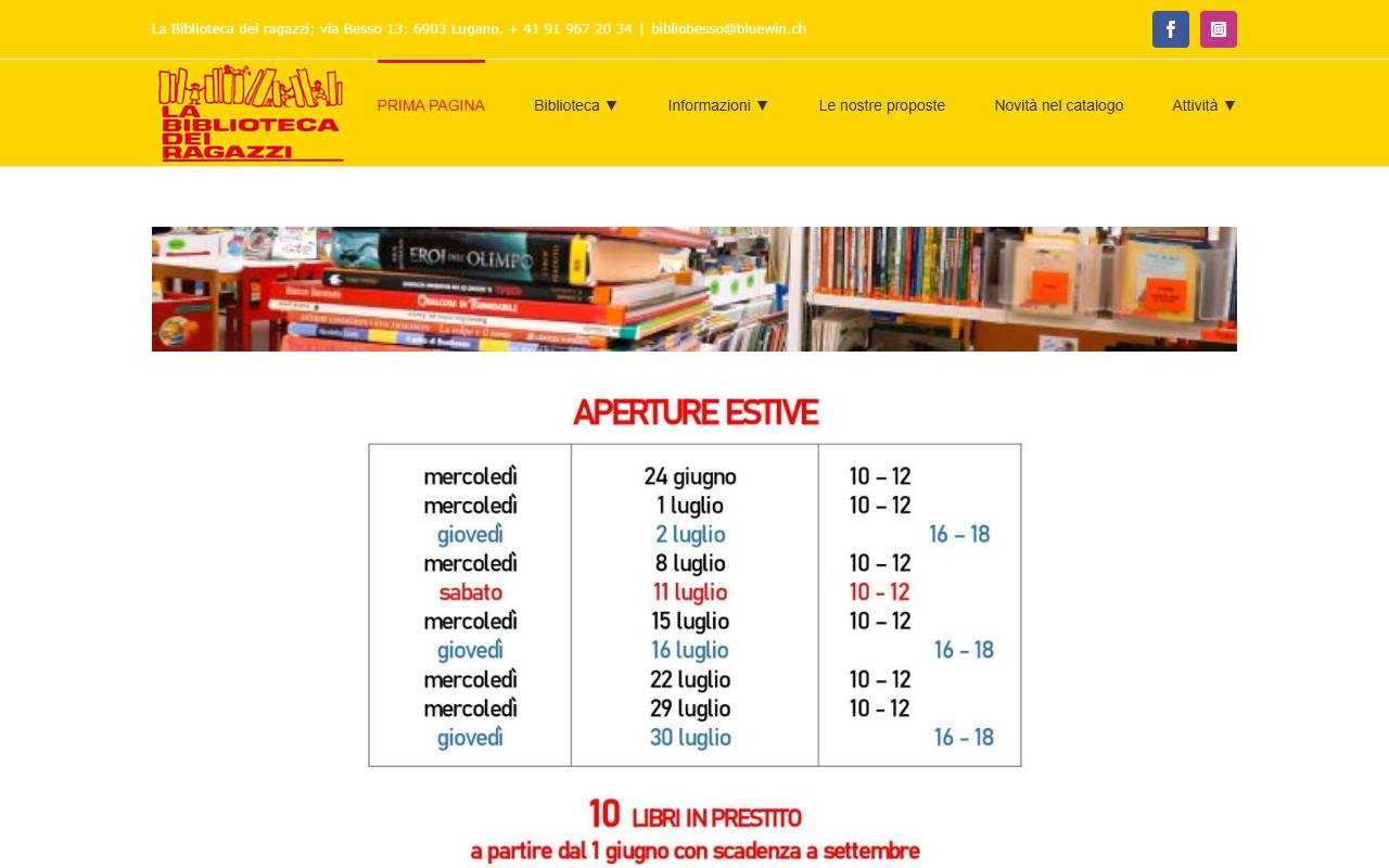 Biblioteca dei ragazzi Lugano-Besso