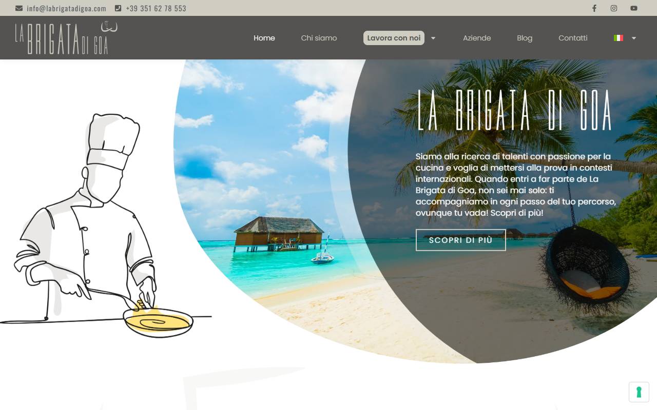 Anteprima del sito: GoaGroup Sagl
