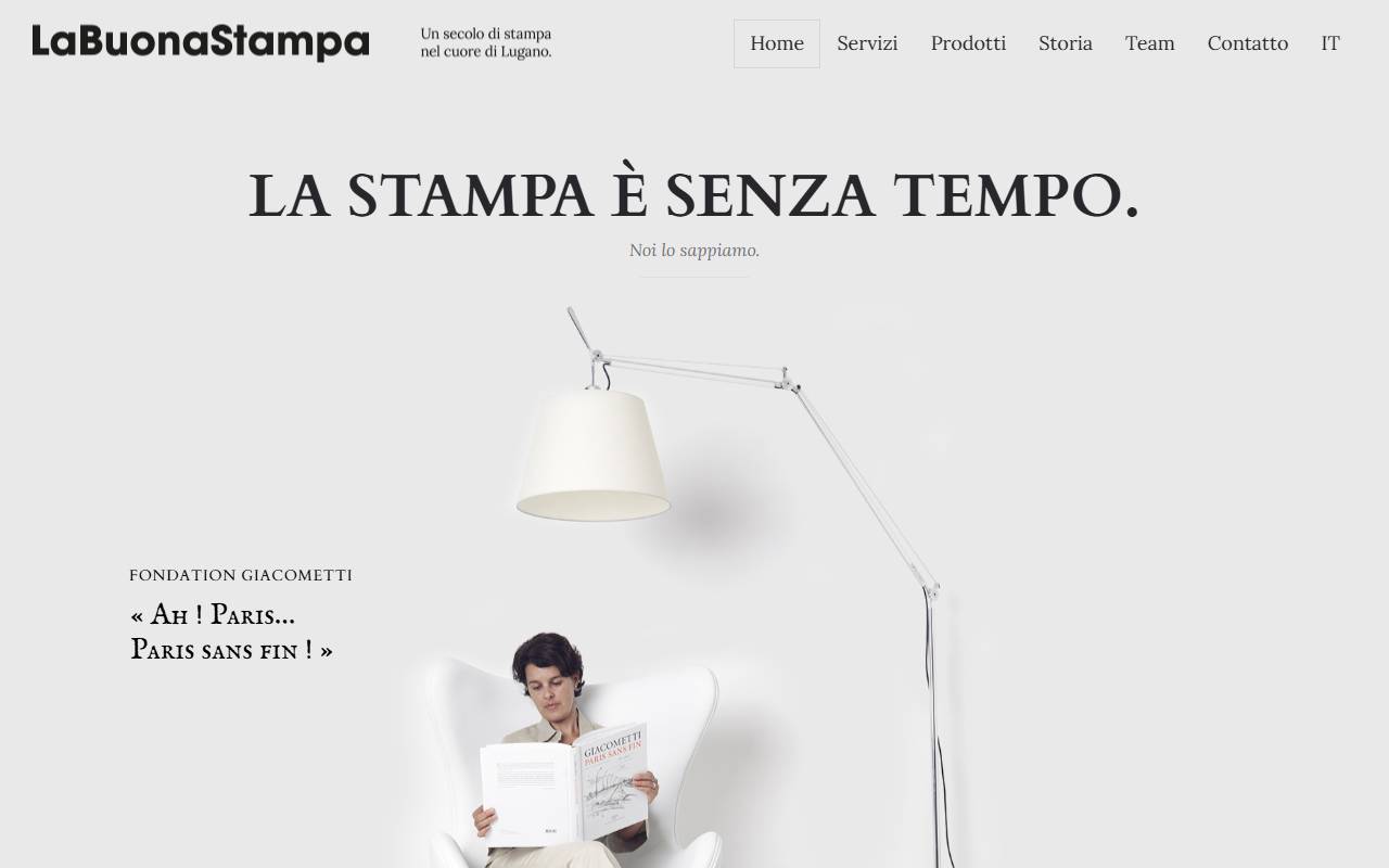Anteprima del sito: TBS, La Buona Stampa SA