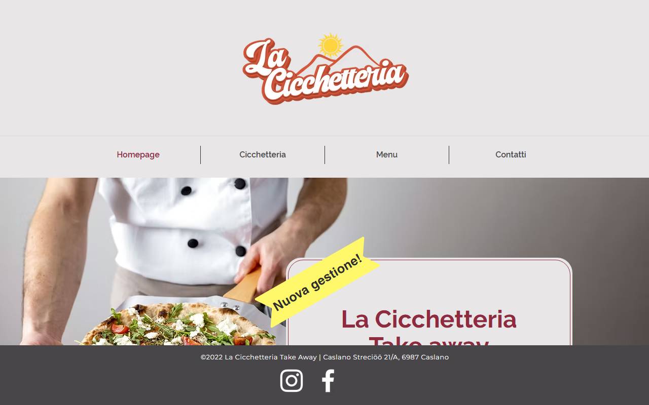 Anteprima del sito: La Cicchetteria di Ruocco Enzo