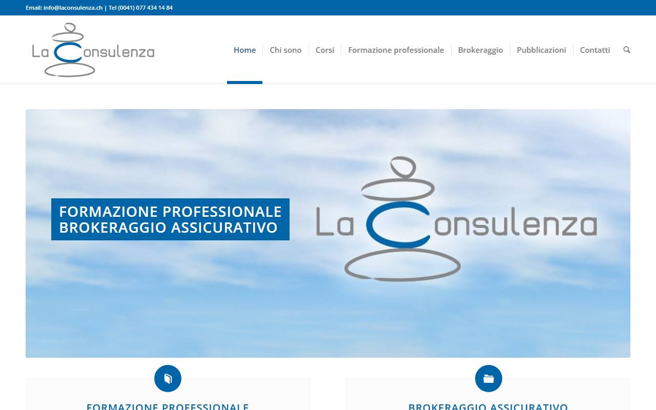 Anteprima del sito: LA Consulenza di Cinzia Lacqua Odun