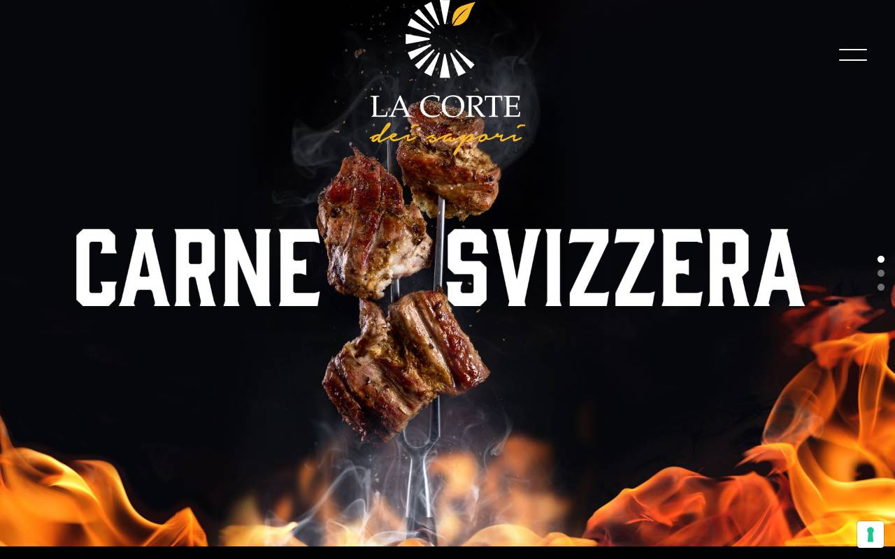 Anteprima del sito: Corte dei Sapori SA