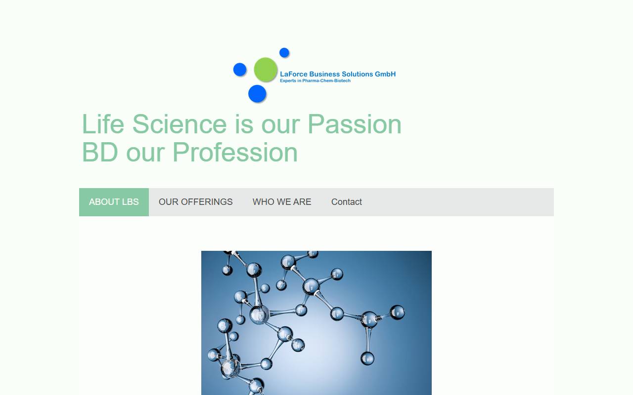Anteprima del sito: LaForce Business Solutions Sagl