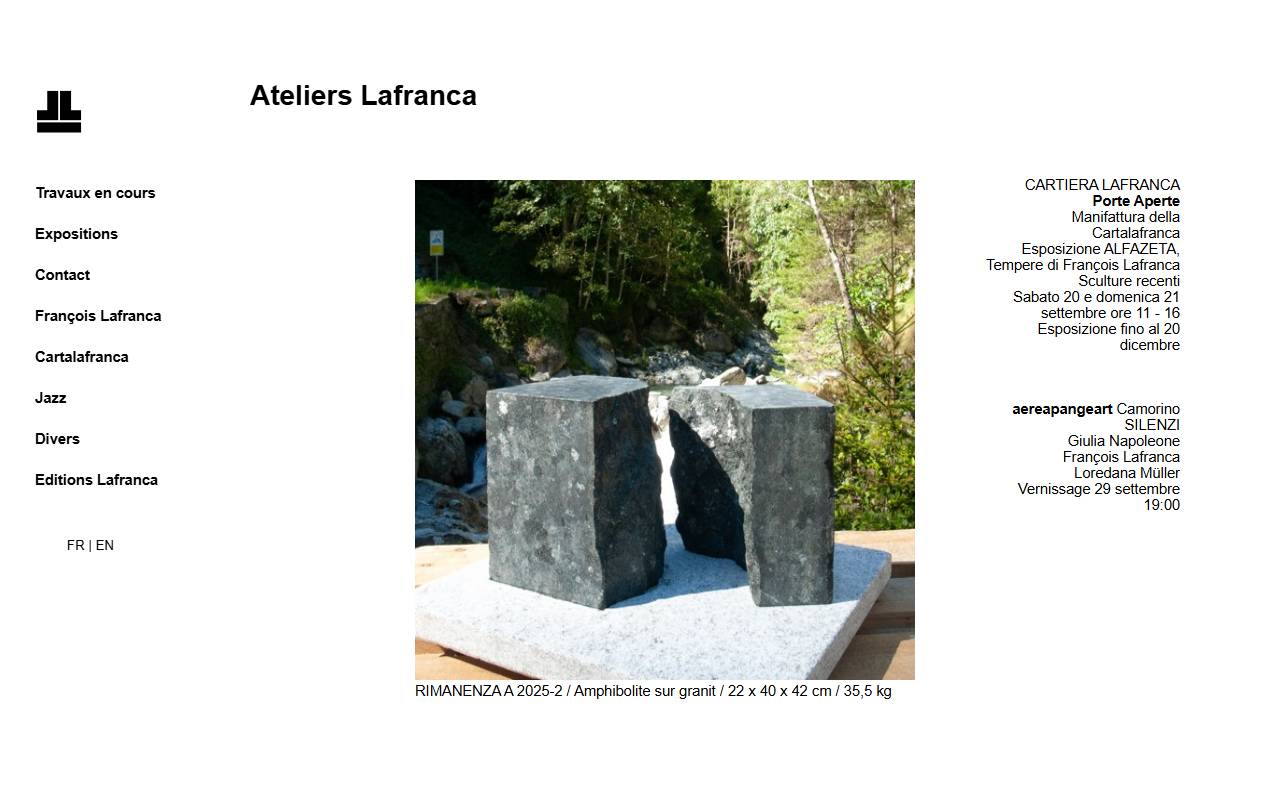 Anteprima del sito: Lafranca François