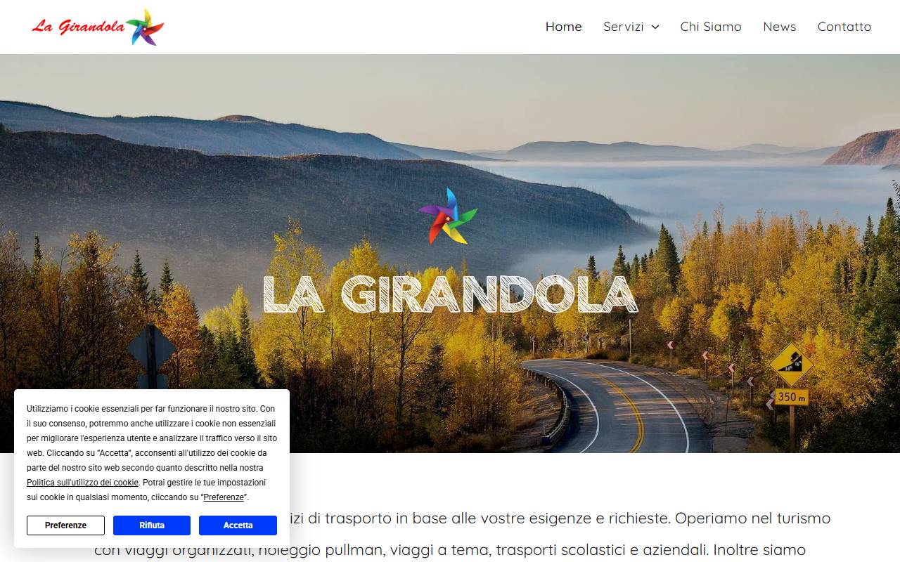 Anteprima del sito: La Girandola Trasporti di Jarno Beffa