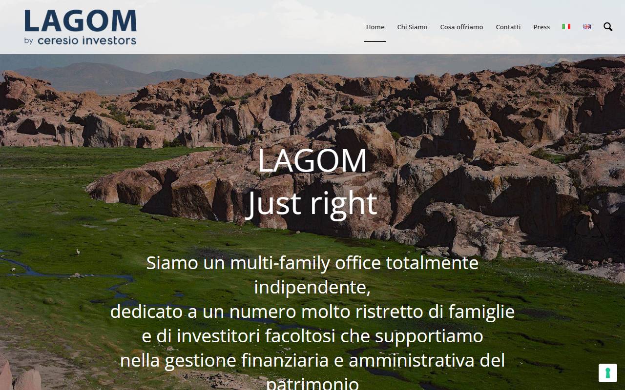 Anteprima del sito: LAGOM Family Advisors SA