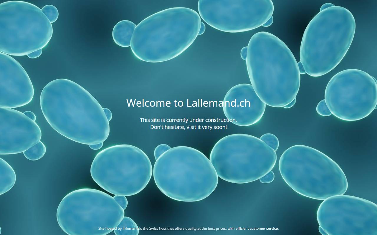 Anteprima del sito: Lallemand Pharma AG
