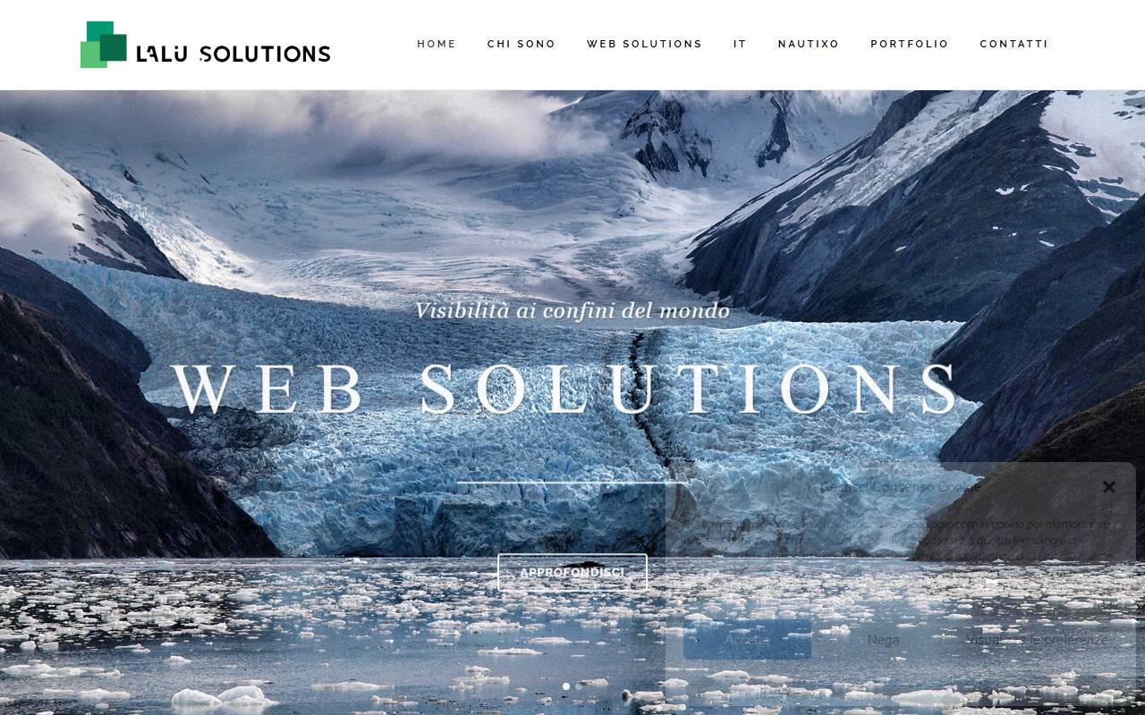 Anteprima del sito: LALU Solutions di Luca Lafranchi