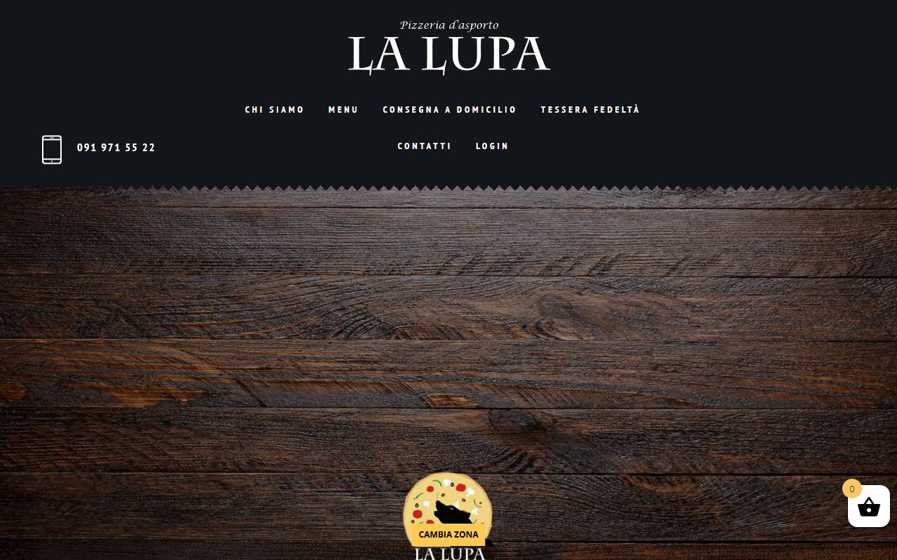Anteprima del sito: Pizzeria la Lupa di Borini Riccardo