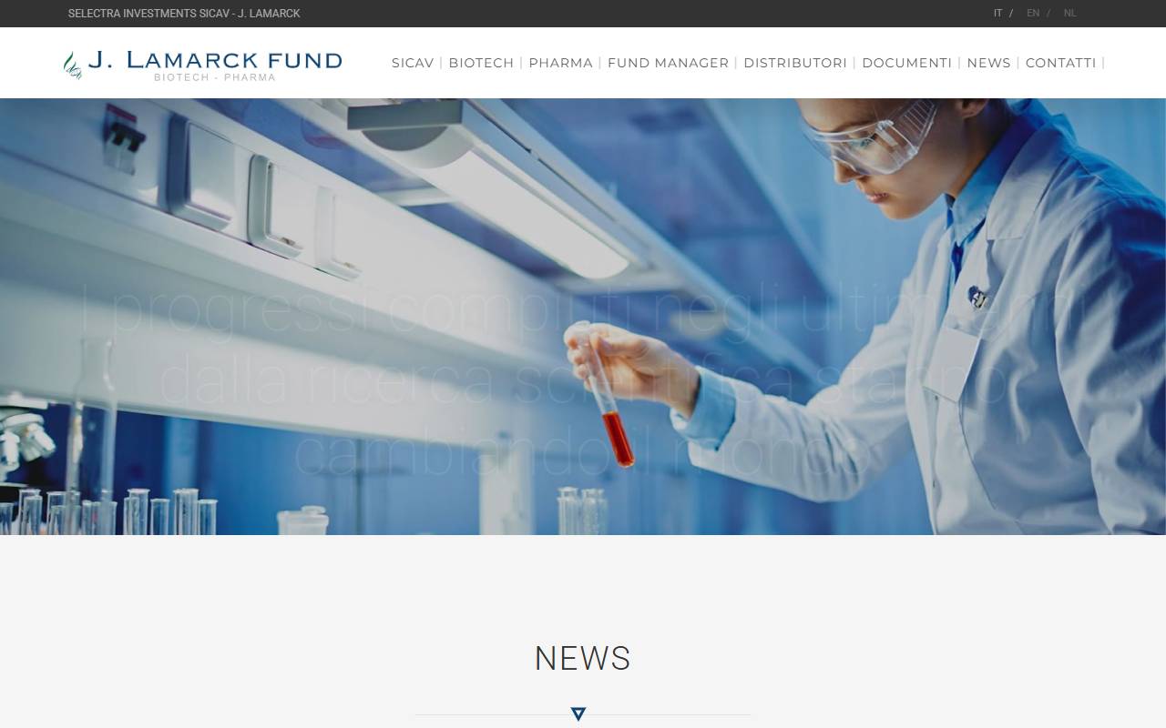 Anteprima del sito: J. LAMARCK ASSET MANAGEMENT SA