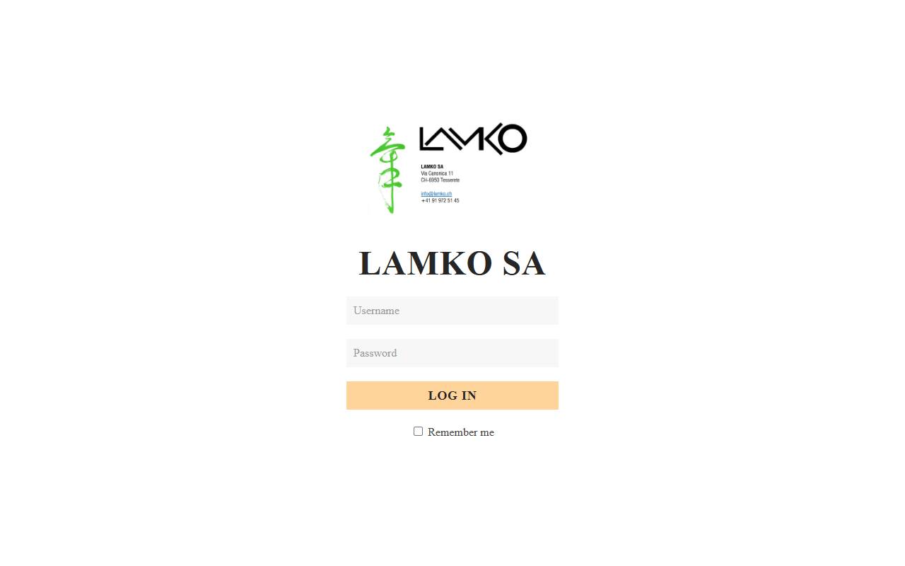 Anteprima del sito: Lamko SA