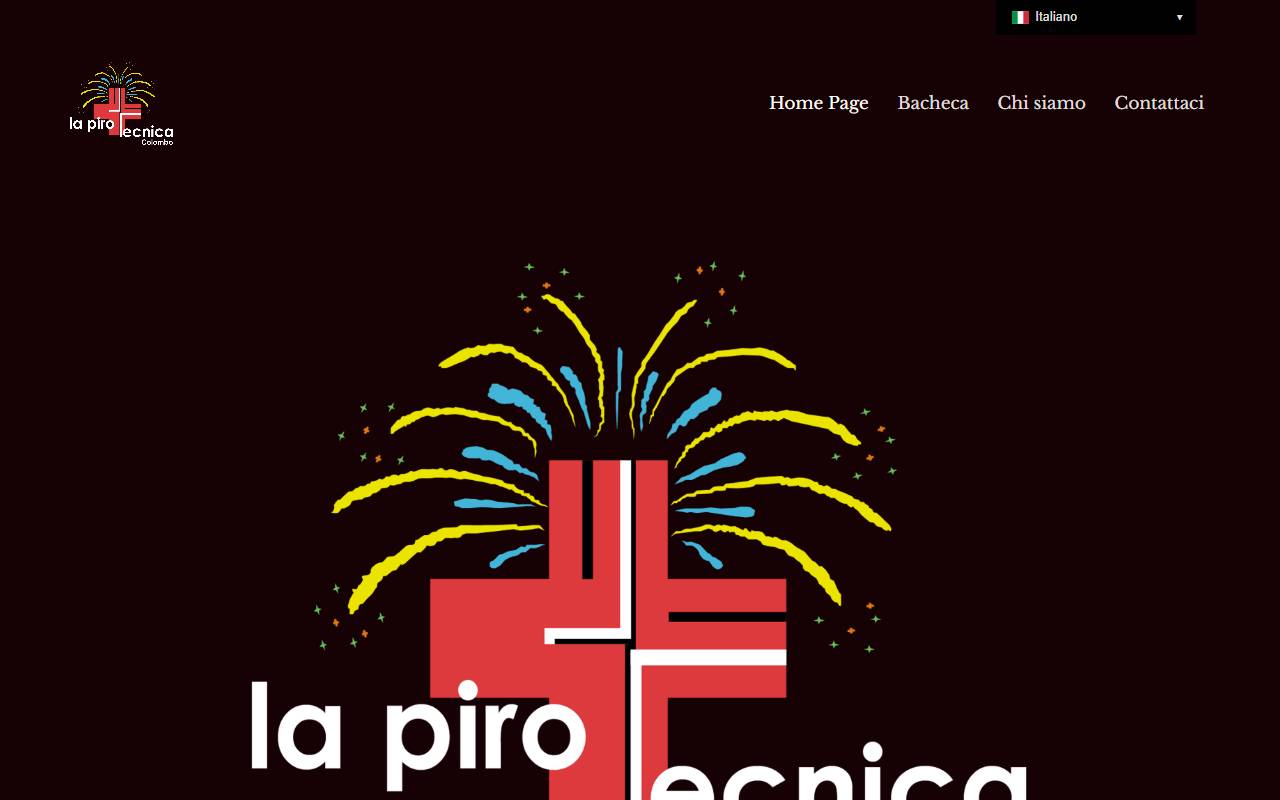 Anteprima del sito: La Pirotecnica Sagl
