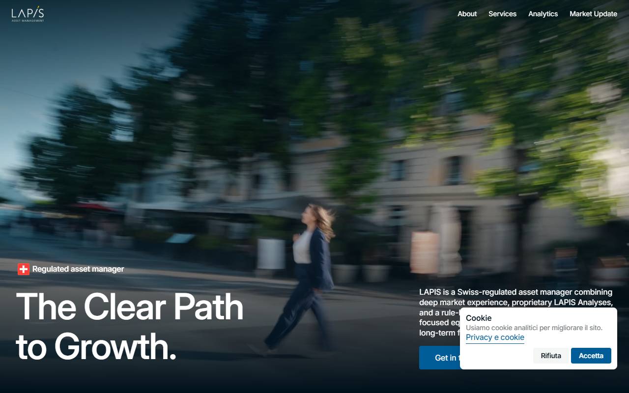 Anteprima del sito: Lapis Asset Management AG