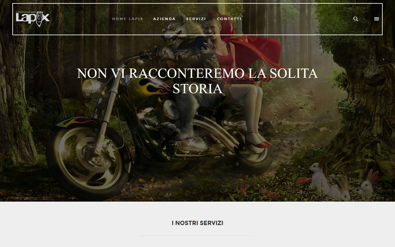Anteprima del sito: LAPIX Sagl