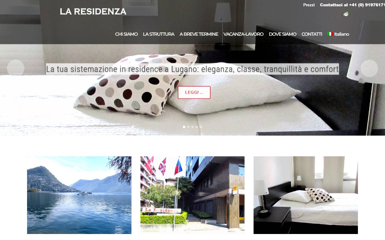 Anteprima del sito: La Residenza di Nicola Lozio