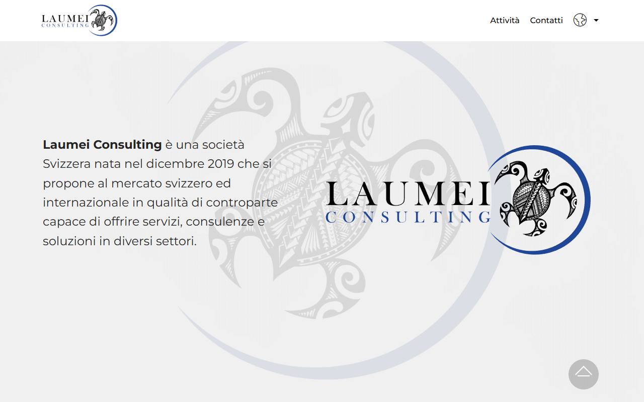 Anteprima del sito: Laumei Consulting Sagl