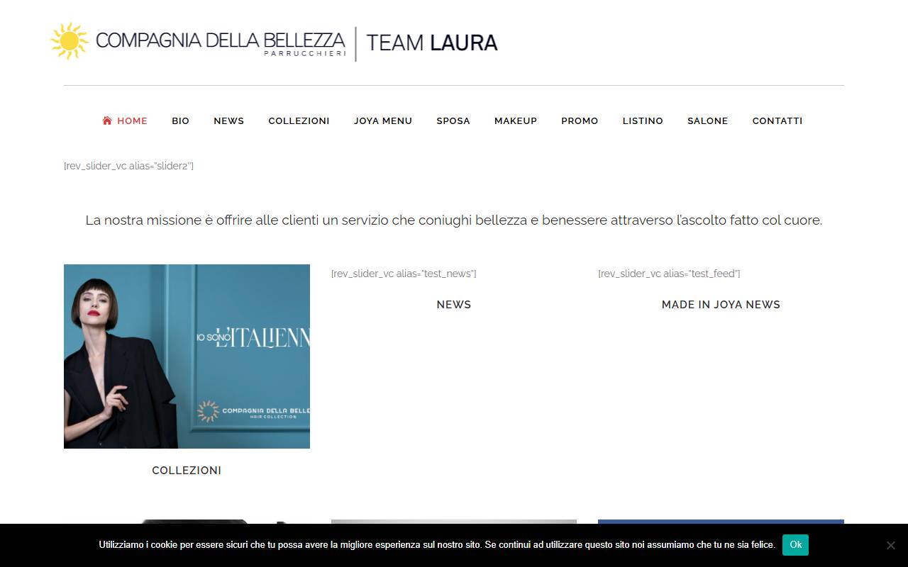 Anteprima del sito: TEAM LAURA SAGL