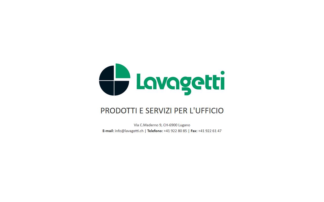 Anteprima del sito: Lavagetti Service Sagl