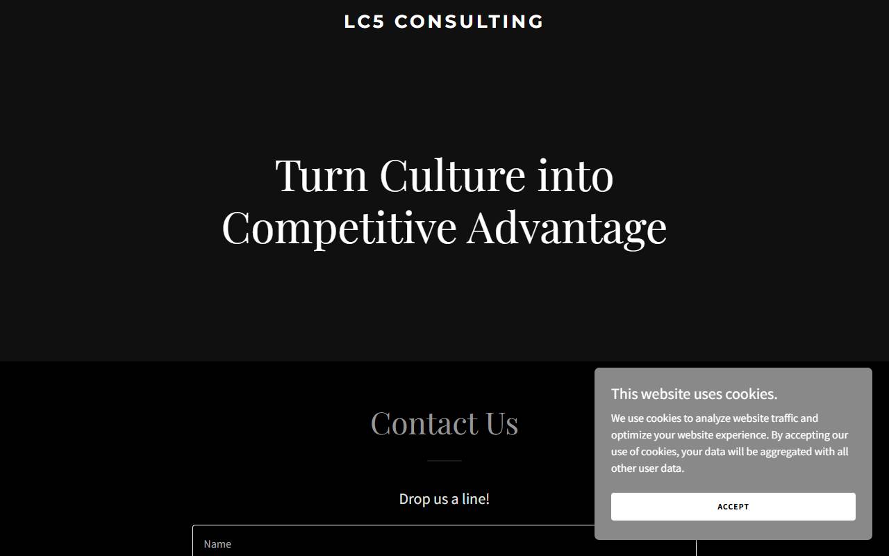 Anteprima del sito: LC5 CONSULTING SA