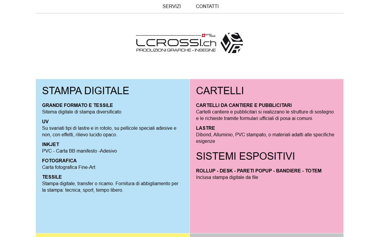 Anteprima del sito: LC Rossi