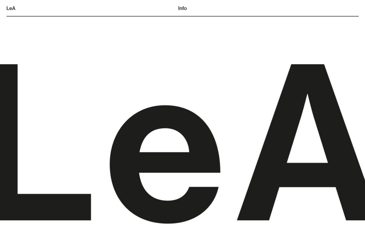 Anteprima del sito: LeA Architetti Sagl