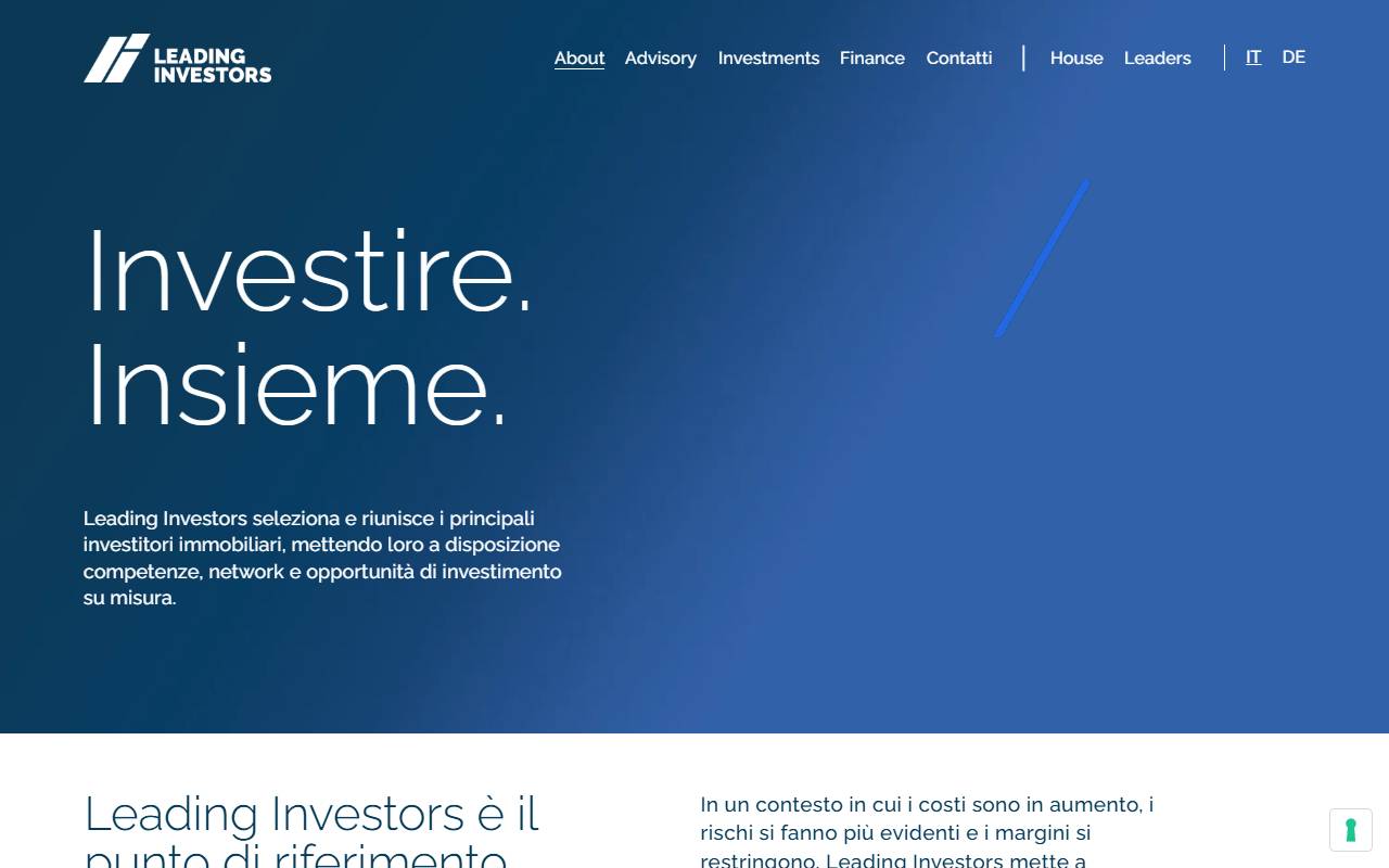 Anteprima del sito: Leading Investors SA