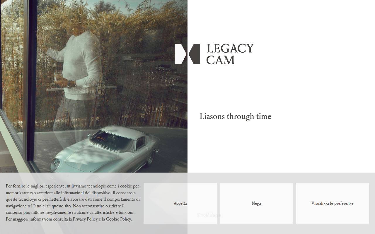 Anteprima del sito: Legacy CAM SA