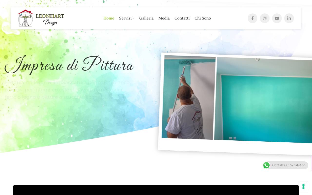 Anteprima del sito: Leonhart Design di Alfio D'Angelo