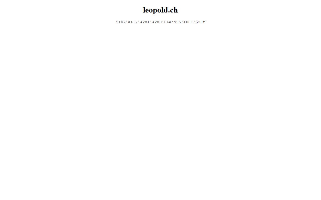 Anteprima del sito: Leopold Advisor Sagl